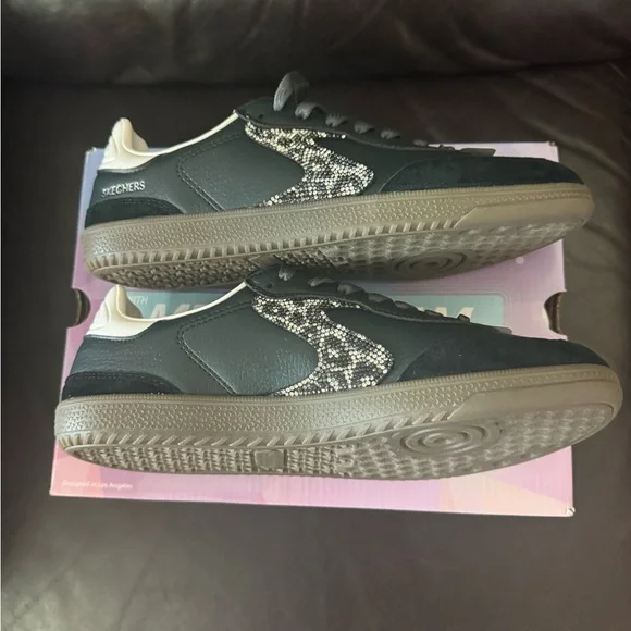 Skechers Womens Hotshot-Shimmering Spots - Picture 4 of 10